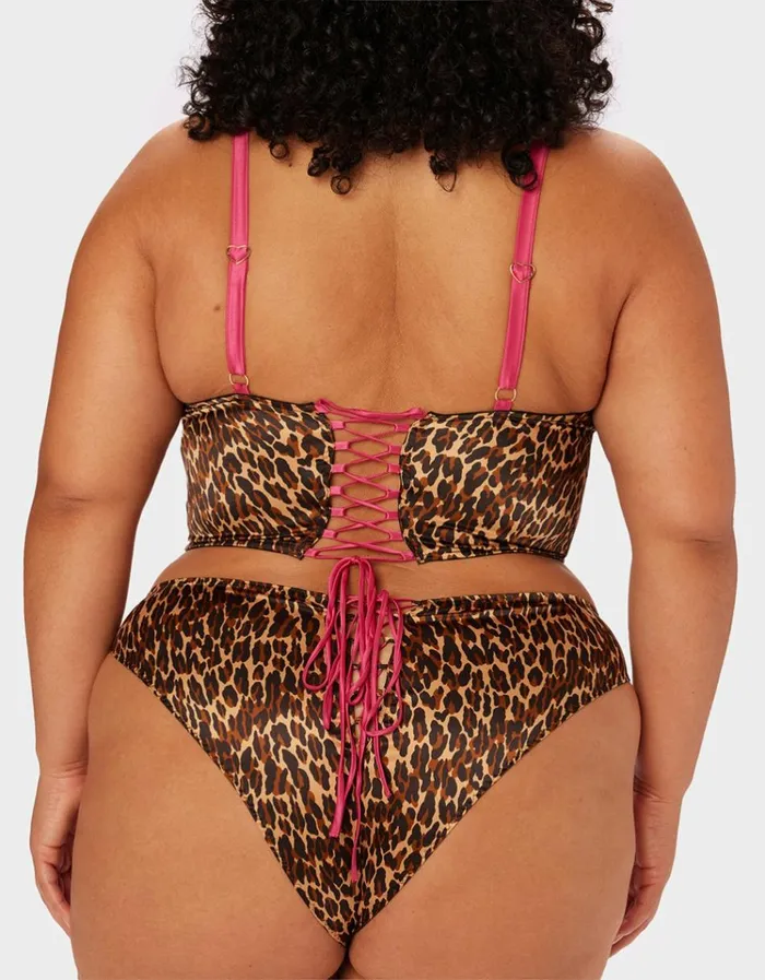 Women PARADE BUSTIER LEOPARD Betsey Johnson