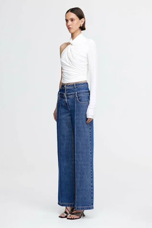 Women PELTON JEAN Classic Wash Acler Pants