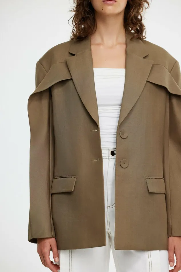 Women PENRITH JACKET Storm Green Acler Outerwear