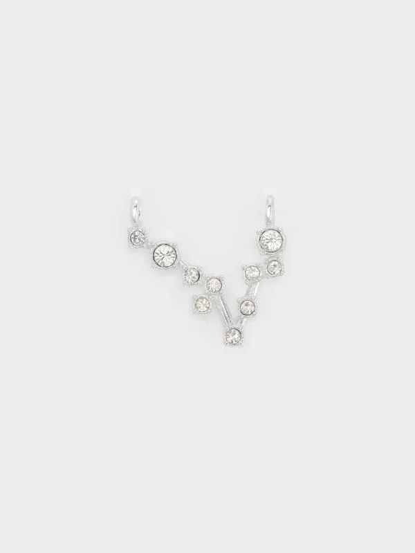 Women Pisces Crystal Charm 8211 Silver CHARLES and KEITH Charms