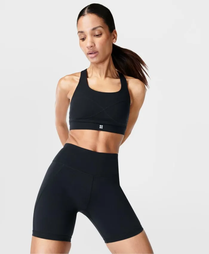 Women Power 6034 Cycling Shorts Black Sweaty Betty Shorts Skirts