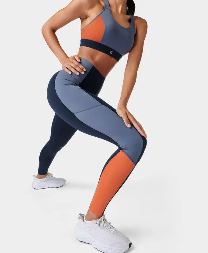 Women Power Ultrasculpt HighWaisted Gym Legging Colour Block Endless Blue Sweaty Betty Pocketed Women Power Ultrasculpt HighWaisted Gym Legging Colour Block Endless Blue Sweaty Betty Pocketed