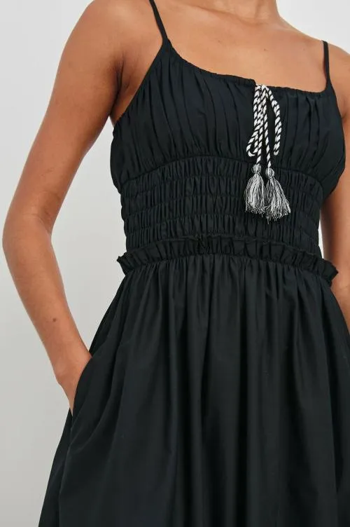 Women Rails Dresses and Rompers Baja Dress Black Ivory Palm Trees Women Rails Dresses and Rompers Baja Dress Black Ivory Palm Trees
