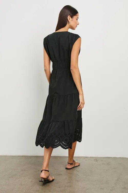 Women Rails Dresses and Rompers Lucia Dress Black Eyelet Women Rails Dresses and Rompers Lucia Dress Black Eyelet