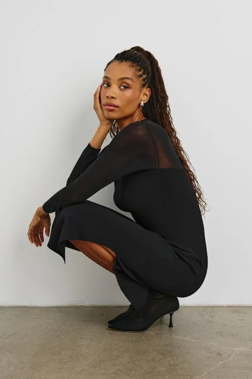 Women Rails Dresses and Rompers Luz Dress Black Women Rails Dresses and Rompers Luz Dress Black