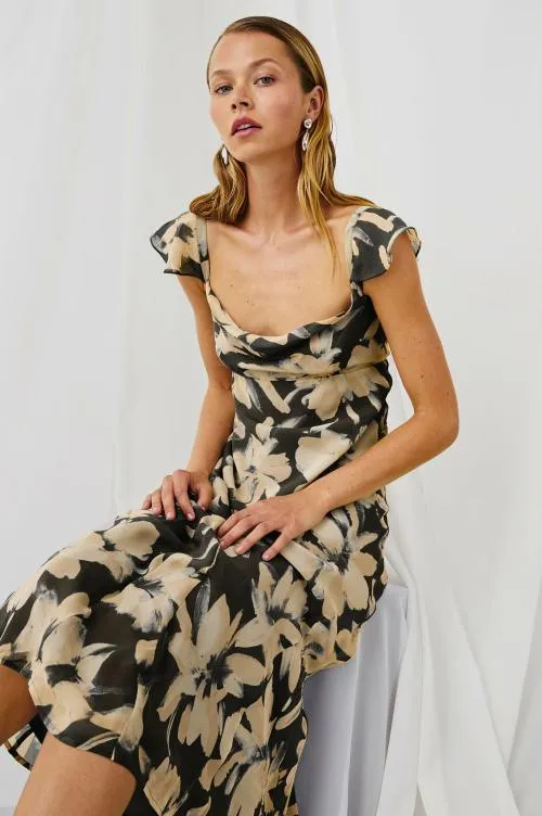 Women Rails Dresses and Rompers Marigold Dress Charcoal Lily Women Rails Dresses and Rompers Marigold Dress Charcoal Lily