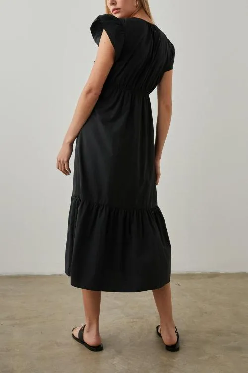 Women Rails Dresses and Rompers Tina Dress Black Women Rails Dresses and Rompers Tina Dress Black