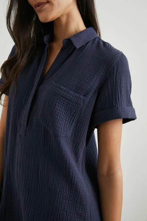 Women Rails Dresses and Rompers Valerie Dress Navy Women Rails Dresses and Rompers Valerie Dress Navy
