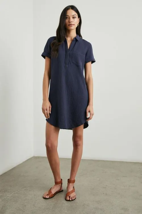 Women Rails Dresses and Rompers Valerie Dress Navy Women Rails Dresses and Rompers Valerie Dress Navy
