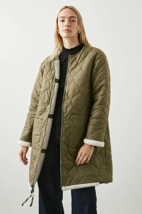 Women Rails Jackets and Coats Granger Jacket Ivory Olive Mix