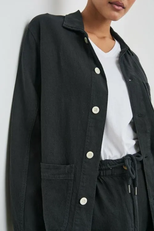 Women Rails Jackets and Coats Gwen Jacket Washed Black Women Rails Jackets and Coats Gwen Jacket Washed Black