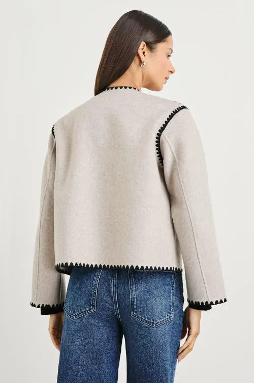 Women Rails Jackets and Coats Melanie Jacket Oatmeal Women Rails Jackets and Coats Melanie Jacket Oatmeal