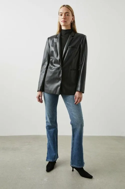 Women Rails Jackets and Coats Stanton Blazer Black Women Rails Jackets and Coats Stanton Blazer Black