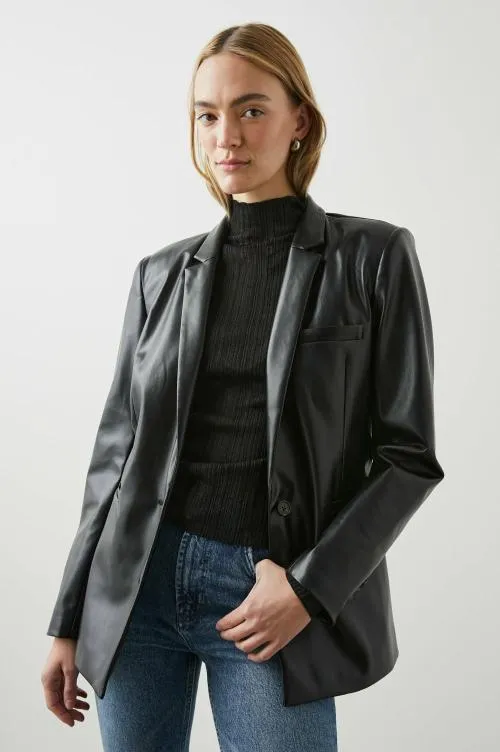 Women Rails Jackets and Coats Stanton Blazer Black Women Rails Jackets and Coats Stanton Blazer Black