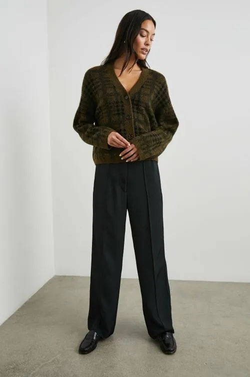 Women Rails Sweaters Reese Cardigan Olive Plaid Women Rails Sweaters Reese Cardigan Olive Plaid
