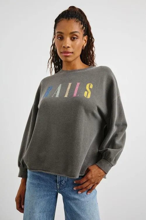 Women Rails Sweaters Signature Sweatshirt Vintage Black