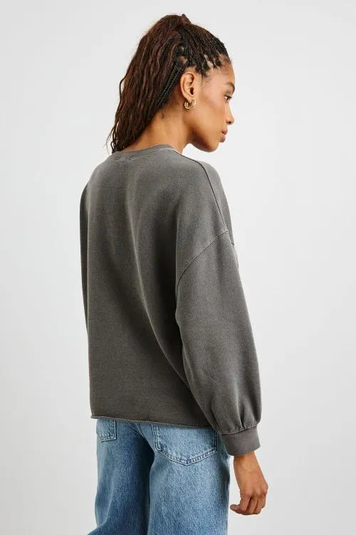Women Rails Sweaters Signature Sweatshirt Vintage Black Women Rails Sweaters Signature Sweatshirt Vintage Black