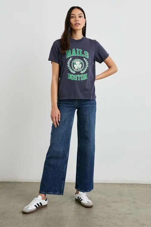 Women Rails Tees and Tanks Boyfriend Tshirt Rails Boston Navy