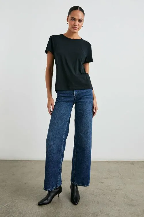 Women Rails Tees and Tanks Classic Crew Neck Tshirt Black Women Rails Tees and Tanks Classic Crew Neck Tshirt Black