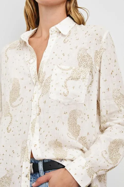 Women Rails Tops Charli Shirt Cheetah Spots Women Rails Tops Charli Shirt Cheetah Spots