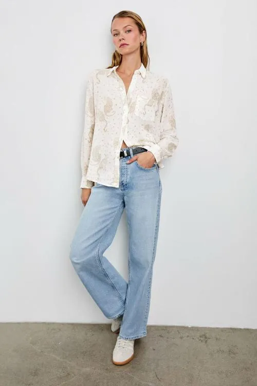 Women Rails Tops Charli Shirt Cheetah Spots Women Rails Tops Charli Shirt Cheetah Spots