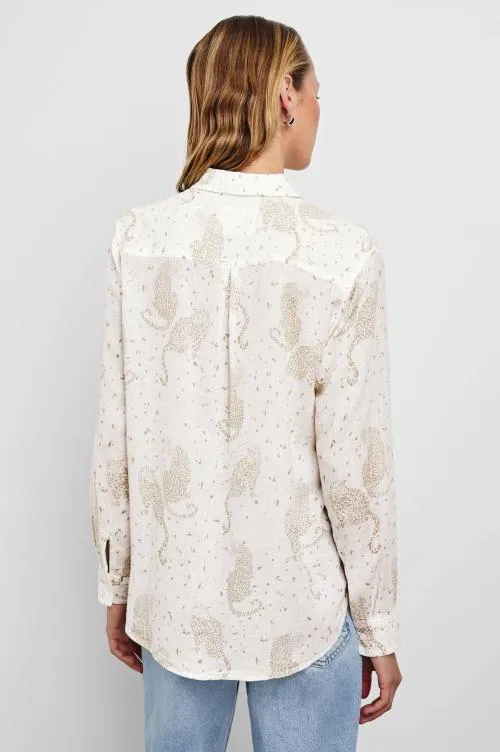Women Rails Tops Charli Shirt Cheetah Spots Women Rails Tops Charli Shirt Cheetah Spots
