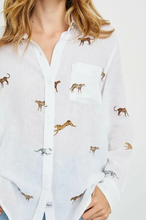 Women Rails Tops Charli Shirt Safari Cheetah Women Rails Tops Charli Shirt Safari Cheetah