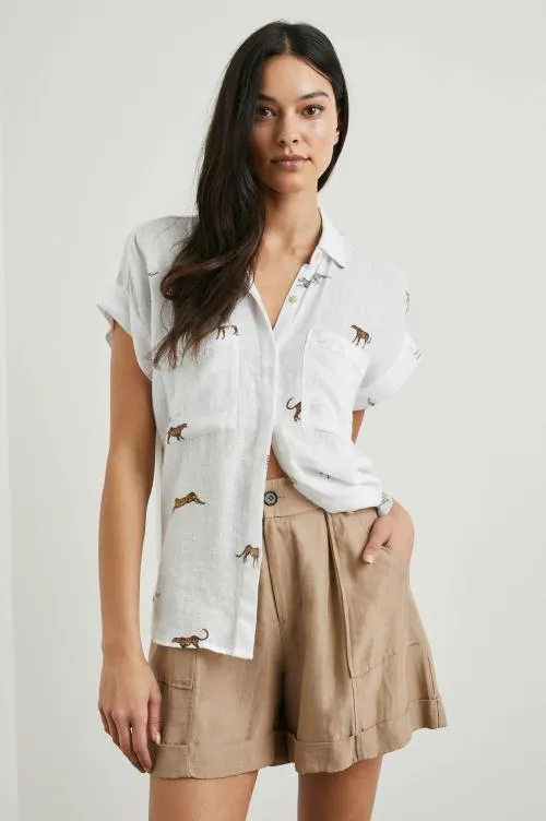 Women Rails Tops Cito Shirt Safari Cheetah Women Rails Tops Cito Shirt Safari Cheetah