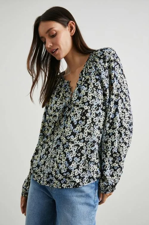 Women Rails Tops Indi Top Midnight Meadow Floral Women Rails Tops Indi Top Midnight Meadow Floral