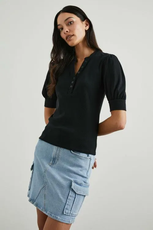 Women Rails Tops Jewel Top Black