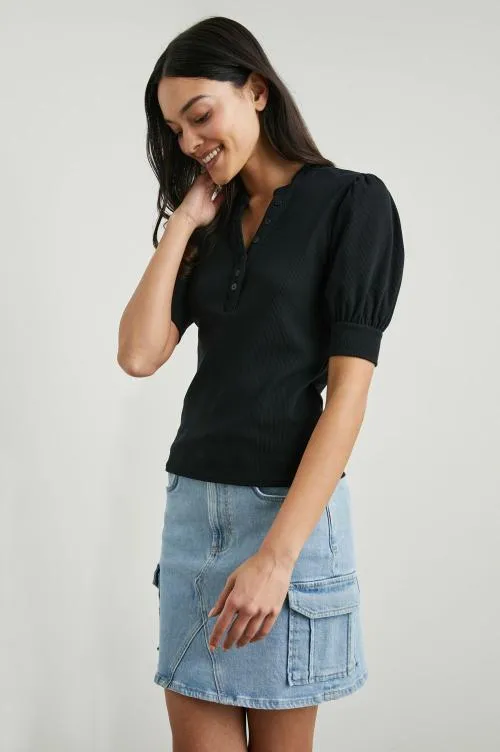 Women Rails Tops Jewel Top Black Women Rails Tops Jewel Top Black