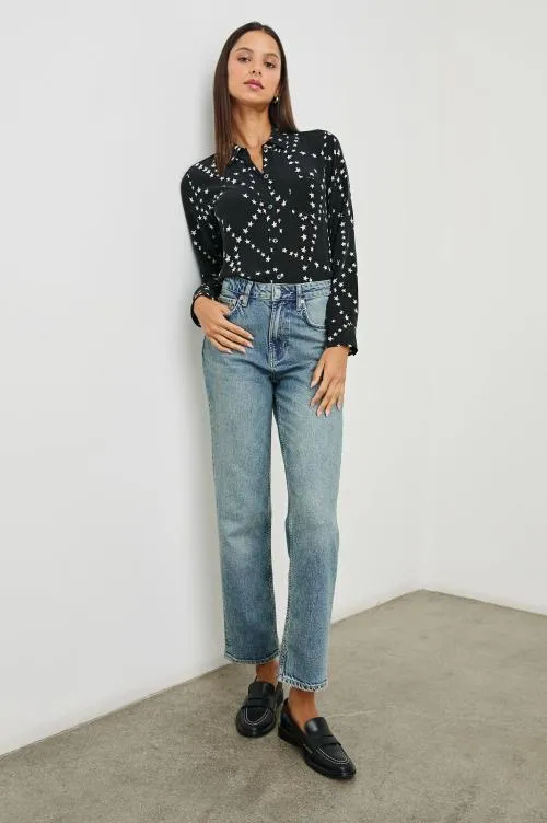 Women Rails Tops Kate Shirt Black Star Chain Women Rails Tops Kate Shirt Black Star Chain