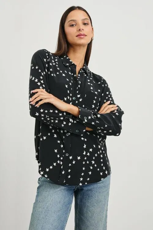 Women Rails Tops Kate Shirt Black Star Chain Women Rails Tops Kate Shirt Black Star Chain