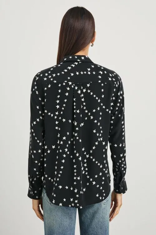 Women Rails Tops Kate Shirt Black Star Chain Women Rails Tops Kate Shirt Black Star Chain