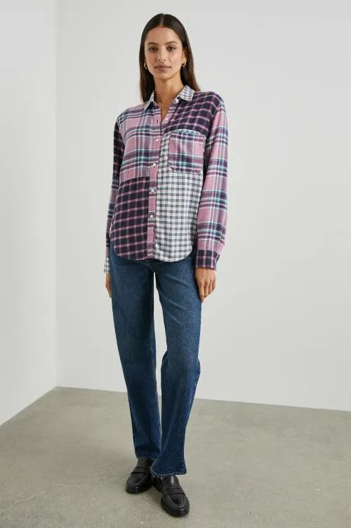 Women Rails Tops Lakin Shirt Rose Agave Women Rails Tops Lakin Shirt Rose Agave