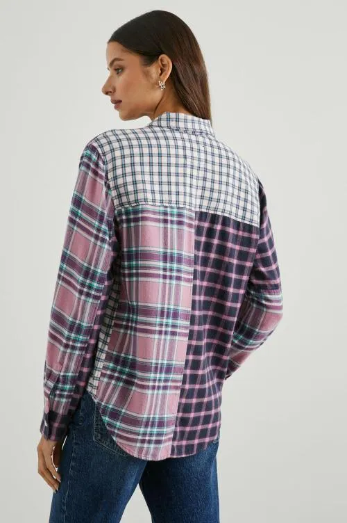 Women Rails Tops Lakin Shirt Rose Agave Women Rails Tops Lakin Shirt Rose Agave