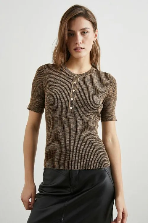 Women Rails Tops Toni Top Mocha Space Dye