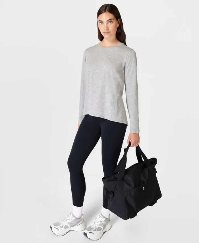 Women Refresh Crew Neck Long Sleeve Top Light Grey Marl Sweaty Betty Long Sleeve Tops Women Refresh Crew Neck Long Sleeve Top Light Grey Marl Sweaty Betty Long Sleeve Tops