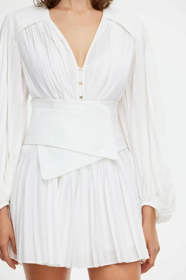 Women RHODES MINI DRESS Ivory Acler Mini Dresses