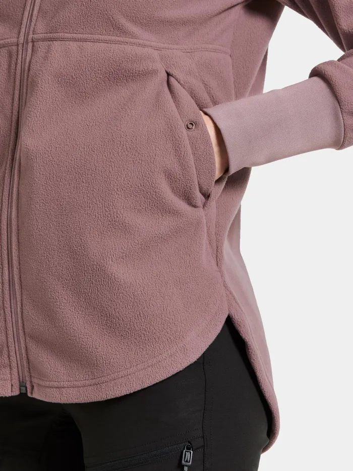 Women Ronja FullZip Faded Wine Didriksons Spring Jackets