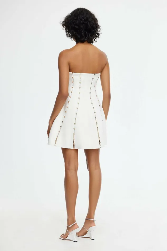 Women ROSSGREEN MINI DRESS Ivory Acler Bridal Minis
