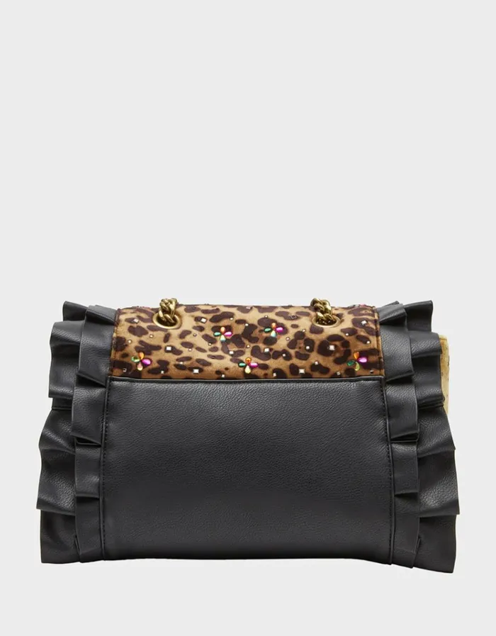 Women RUFFLE FLAP BAG MULTI Betsey Johnson Women RUFFLE FLAP BAG MULTI Betsey Johnson