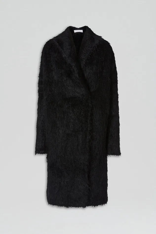 Women Scanlan Theodore BRUSHED MOHAIR CARDIGAN 3 BLACK Jackets Women Scanlan Theodore BRUSHED MOHAIR CARDIGAN 3 BLACK Jackets