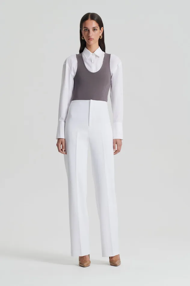 Women Scanlan Theodore CREPE KNIT SINGLET TORBA Tops Women Scanlan Theodore CREPE KNIT SINGLET TORBA Tops