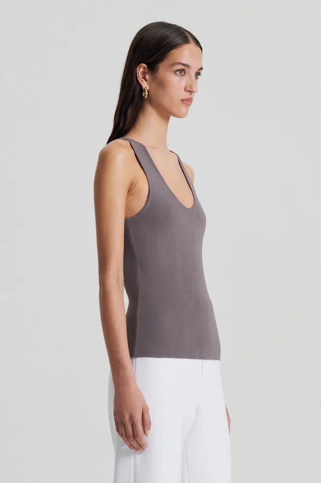 Women Scanlan Theodore CREPE KNIT SINGLET TORBA Tops Women Scanlan Theodore CREPE KNIT SINGLET TORBA Tops