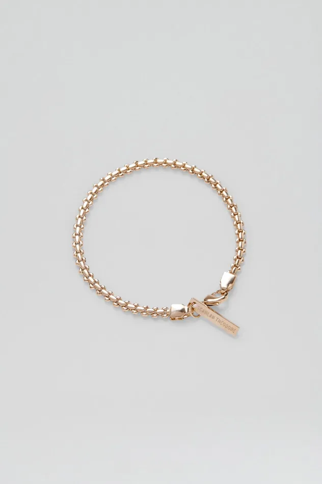 Women Scanlan Theodore FLAT BOX CHAIN BRACELET LIGHTGOLD Jewelry Women Scanlan Theodore FLAT BOX CHAIN BRACELET LIGHTGOLD Jewelry