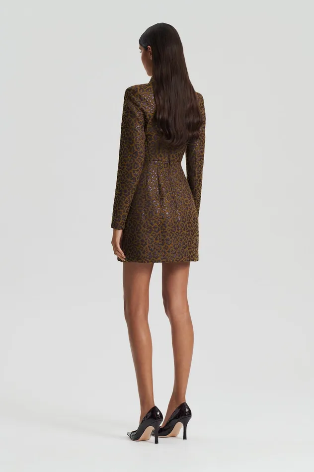 Women Scanlan Theodore OCELOT TAILORED DRESS MORO Dresses Women Scanlan Theodore OCELOT TAILORED DRESS MORO Dresses