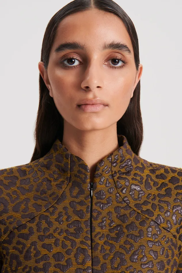 Women Scanlan Theodore OCELOT TAILORED DRESS MORO Dresses Women Scanlan Theodore OCELOT TAILORED DRESS MORO Dresses