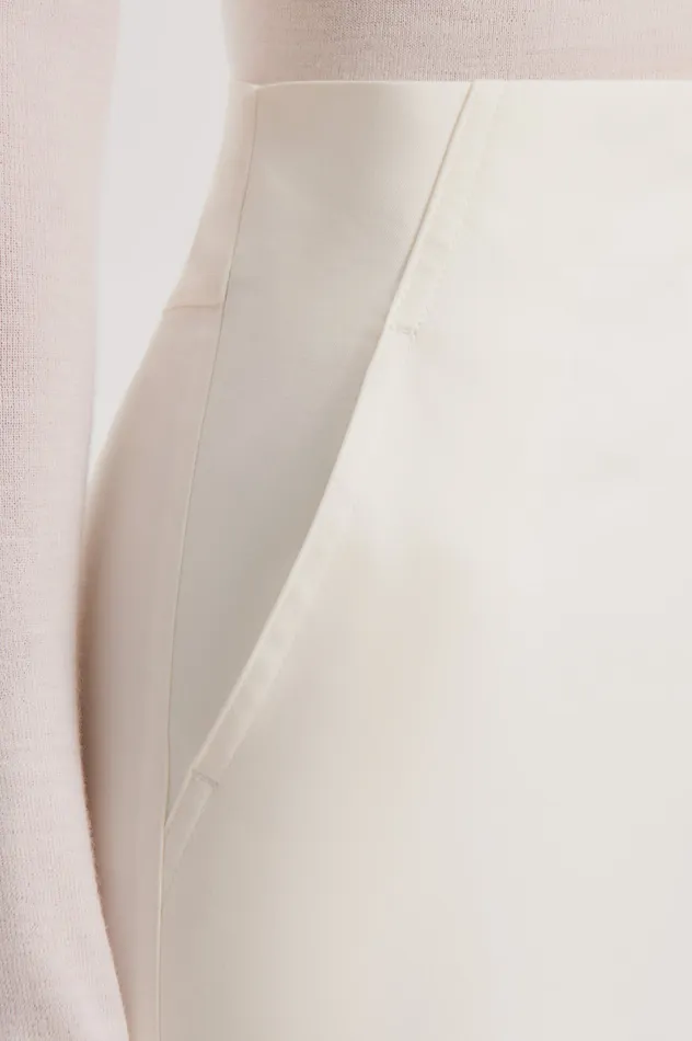 Women Scanlan Theodore SATEEN CROPPED WIDE LEG TROUSER BIANCO Trousers Women Scanlan Theodore SATEEN CROPPED WIDE LEG TROUSER BIANCO Trousers