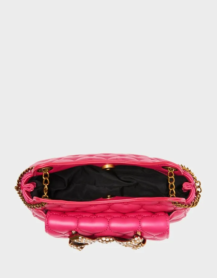 Women SHE BOWS CROSSBODY PINK Pink Betsey Johnson Women SHE BOWS CROSSBODY PINK Pink Betsey Johnson